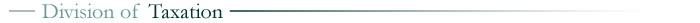 Department of the Treasury's Division of Taxation Home Page